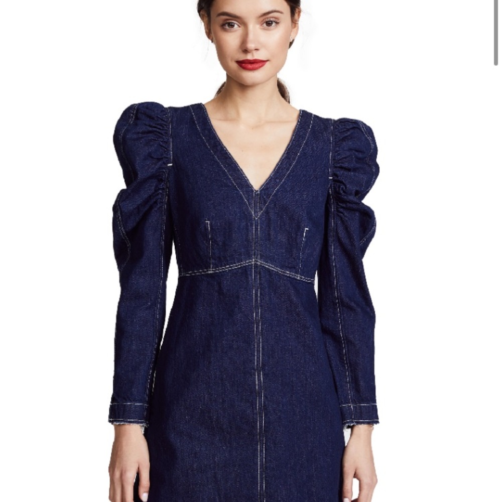NWOT Rebecca Taylor La Vie Denim Dress Size S.